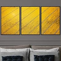 3 Piece Framed Canvas Wall Art Abstract Colorful Cool Geometric Canvas Prints Home Artwork Decoration for Living Room,Bedroom - 16
