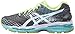 ASICS Women's Gel-Nimbus 18 Running Shoe, Titanium/White/Turquoise, 11 M US