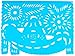Large Plastic Papel Picado Banner - 15 Feet Long - Two Designs to choose from (3 Pack, Mexico Querido)