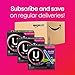 U by Kotex Click Compact Tampons, Super Absorbency, Unscented, 72 Count