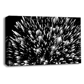 Black and White Energy Wave Pictures Home Wall...
