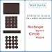 Furniture Felt Pads XL Set 185 pcs Pack! Floor Protector for Wood, Tile Floor and All Hard Surfaces. Brown Premium Felt and Heavy Duty Adhesive - for Chair Legs, Tables, Sofas, Desks and More