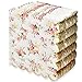 Gift Boutique 100 Floral Luncheon Napkins with Scalloped Edge 3 Ply Flowers Design For Table Bridal Shower Wedding Reception & Birthday Favors Supplies Decorations