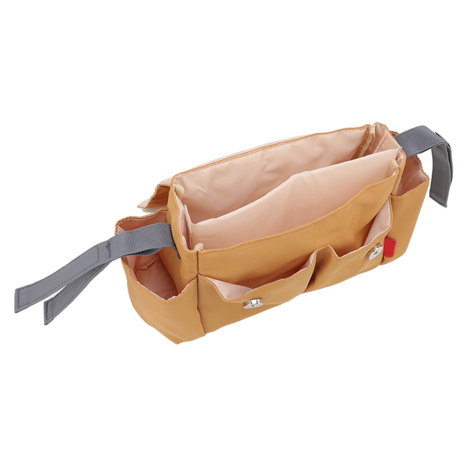 Natudeco Baby Stroller Hanging Bag Universal Stroller Bag Adjustable Organiser Waterproof Nylon 10.2 x 7.9in Pram Organiser for Boys Girls