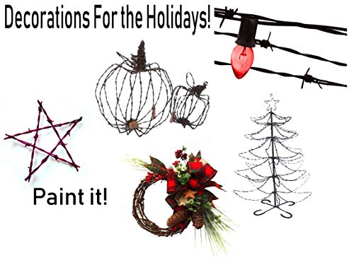 5 25+Feet+Real+Barbed+Wire