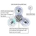 Finger Spinner Gyro, Anbel Transparent Crystal LED Fidget Hand Triangle Spinner Colorful Lighting Effects EDC Focus Desk Gyro Toy