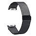 V-MORO Samsung Gear Fit 2 Watch Bands, Accessory Milanese Loop Stainless Steel Band with Unique Magnet Clasp for Samsung Gear Fit 2 Fit2 SM-R360 Smart Watch Black Large 6.9