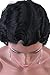 Kalyss Africa American Women’s Short Finger Wave Wig Premium Synthetic Mommy Hair Wig for Black Women