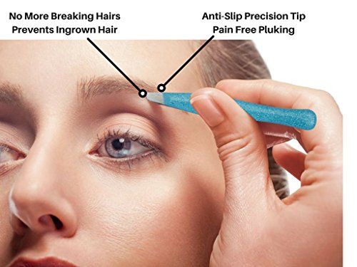 Best 3 Piece Eyebrow And Ingrown Hair Pointed Precision Slant