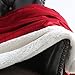Warm Sherpa Throw Blanket Winter Fuzzy Super Soft Microfiber Fleece Fur Quilts for Kids Toddler Nursery Bedding Couch Sofa Crib Lap Covers by VVFamily, Rust Red 50x60