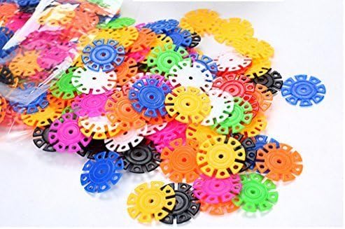 Building Blocks, 360 Pieces Plastic Snowflake | Awesome Activity and Construction Toys for Children