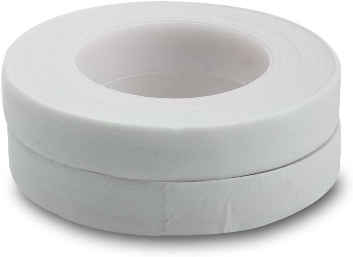 Topenca Supplies Floral Tape White, 1/2 Inch Wide x 30 Yards, 2 Pack, Ideal for Bouquet Stem Wrap Floral Arranging and Craft Projects