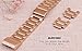 Oitom Stainless Steel Bands Compatilbe Fitbit Charge 2,Premium Stainless Steel SS Metal Replacement Watch Band Strap for Fitbit Charge 2 Smart Fitness Watch (Rose Gold with Diamond)