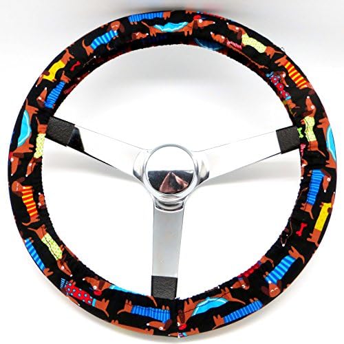 Mana Trading Handmade Steering Wheel Cover Dachshund Dogs in Sweaters