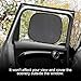 Zacro Car Sunshade for Side and Rear Window (4 Packs) - Car Sunshade Protector - Blocks Over 99% of Harmful UV Ray, Easy to Install, Protect Your Kids in The Back seat from Sun Glare and Heat (M)