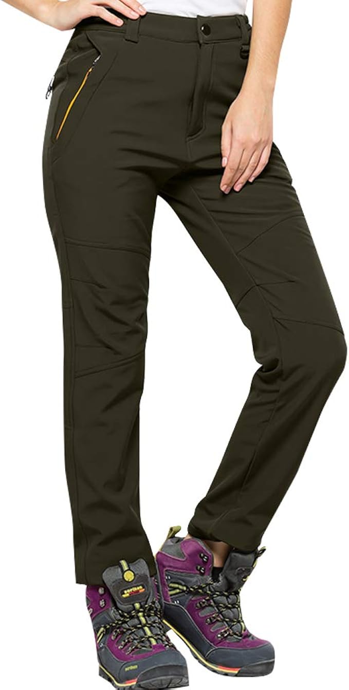 fleece lined waterproof pants womens