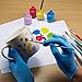 Disposable Gloves for Kids, Kids Nitrile Gloves for 7-14 Years Students - Powder Free, Latex Free, Odorless, Food Grade, Allergy Free, Textured Finger-100PCS Blue