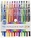 Pilot FriXion Pencil, 0.7mm Ballpoint Pen, 24 Colors Set, (LFP-312FN-24C)