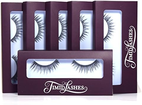 Sofia by Timid Lashes | Six-Pack Premium Quality Natural False Eyelashes