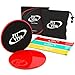 Workout Core Sliders Fitness Exercise and Resistance Loop Bands Bundle with Exercise eBook - Lightweight Workout Equipment for Home