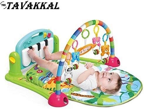 Tavakkal Kick and Play Newborn Toy with Piano for Baby 6-36 Month, Lay and Play, Sit and Play, Activity Toys, Play Mat Activity Gym for Baby
