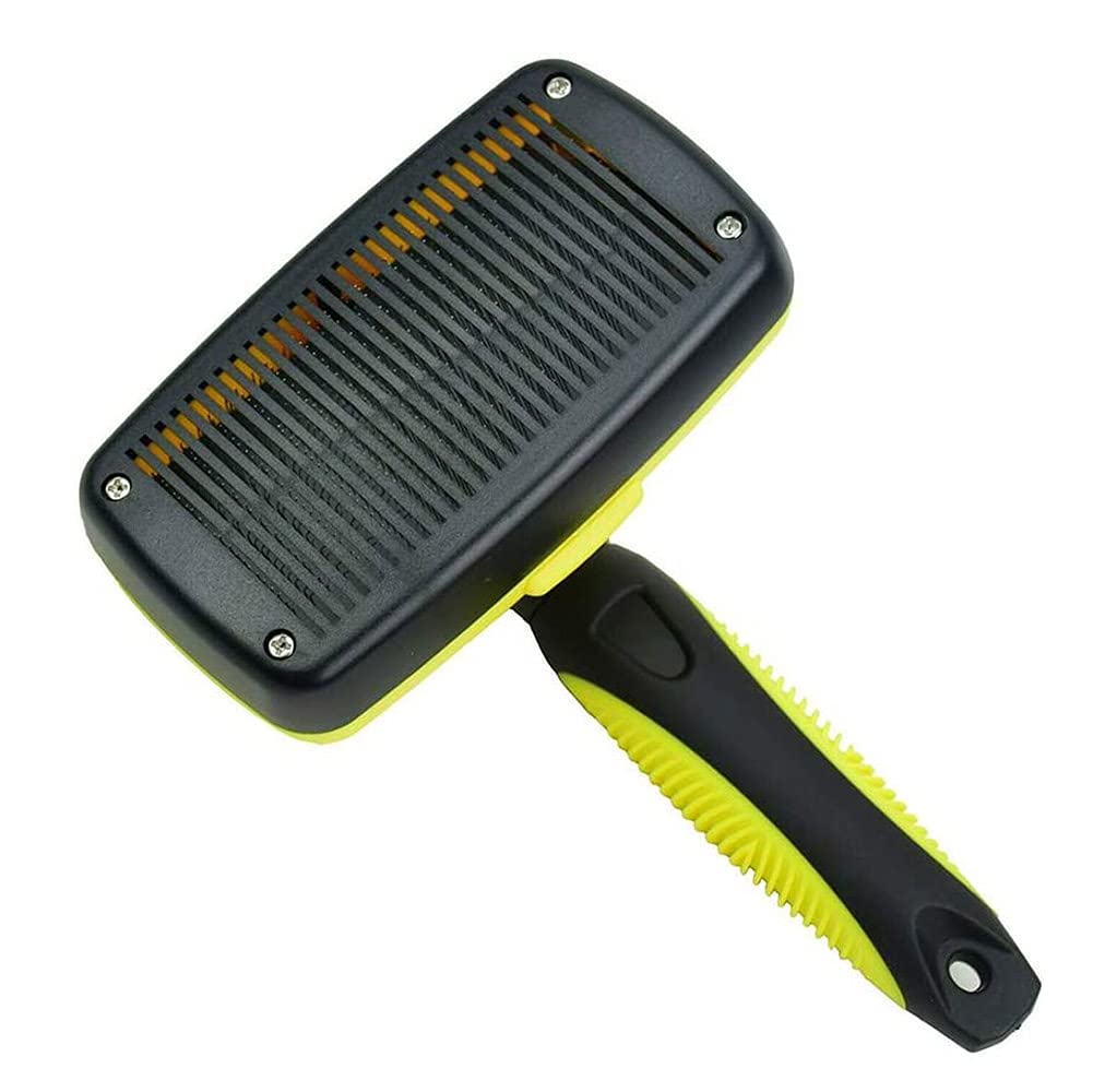 Dog Brush Professional Grooming Hair Slicker Shedding Long & Short Hair for pet Cats with Short to Long Hair, Professional Soft Cleaning Deshedding Tool