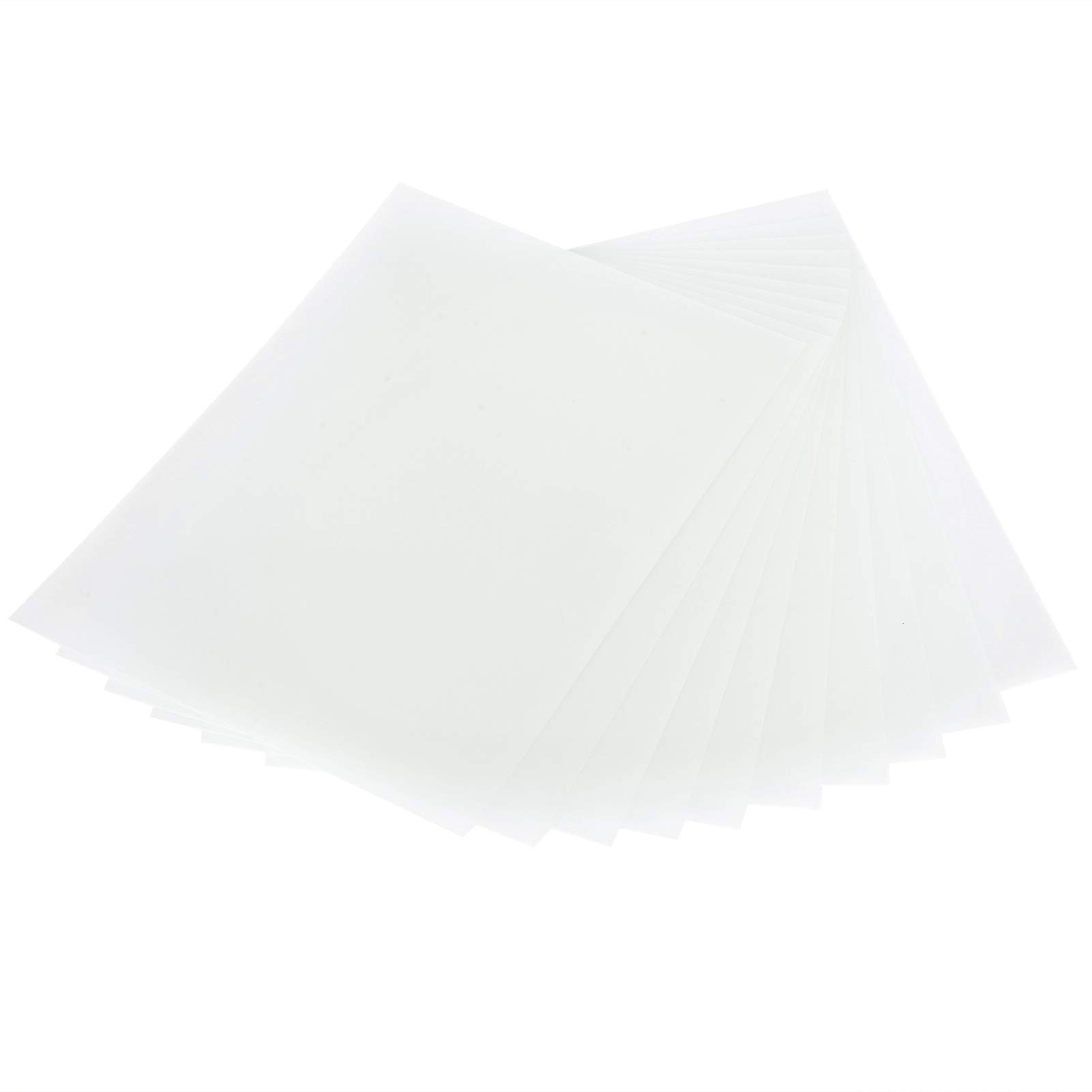 Printable Shrink Plastic Sheets, 10 Pieces Luminous Shrinkable Film, BOPS Material, 19.8 x 14.3cm, Heat Shrink for DIY Art Crafts Decor