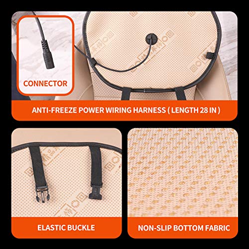 KINGLETING Heated Seat Cushion with PressureSensitive Switch, 3 Heat