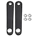 Lovermusic Length 5.51 Inch Black PU Leather Accordian Straps Shoulder Replacement for Bass Accordion Pack of 2