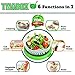 TMABOX Salad Cutter Bowl,Salad Chopper Bowl,Fruit Vegetable Cut Set,Upgraded Salad Make, Fresh Salad Slicer,Approved for Kitchen