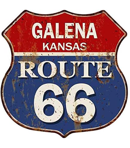 Winslow, Arizona Route 66 Shield Metal Sign – Man Cave Garage Decor – 211110014008