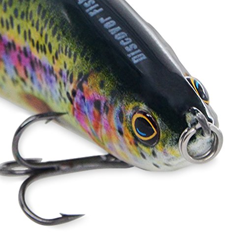 Discover Fish Fishing Lures Bass Trout Muskie 4 Segment Jointed with