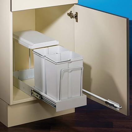 Naber Clax 1 plus 300-2. Abfallsammler, alu grau.