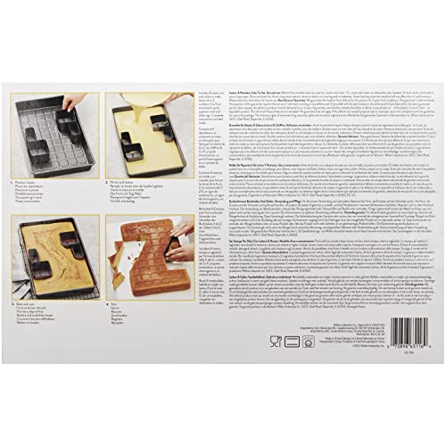 Wilton Letters and Numbers Adjustable NonStick Cake Pan Set, 10Piece