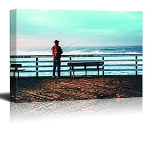 Fisherman Home Artwork for Living Room Bedroom