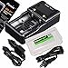 EdisonBright Fenix are-C1+ Plus Smart Digital Display Home/in-car Battery Charger Battery Carry case