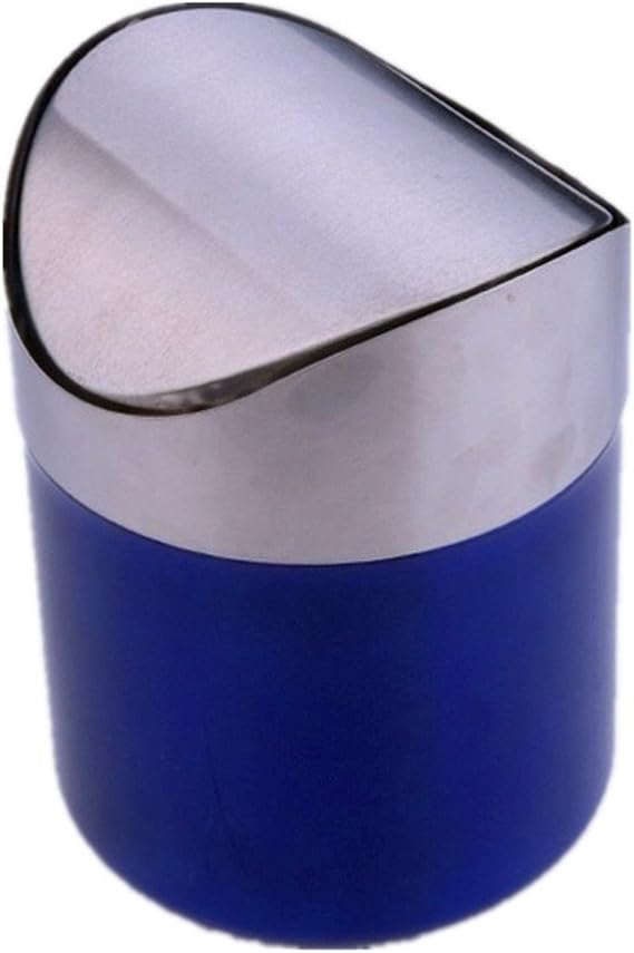 Stainless Steel Desk Trash Bin,Countertop