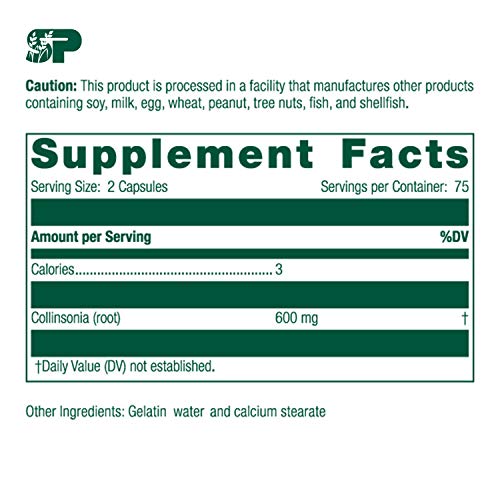 Standard Process - Collinsonia Root - 150 Capsules