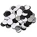 Pangda 100 Pcs Round Magnets Dots with Adhesive Backing 0.8 Inch Strong Adhesive Circle Rubber Flexible Magnetic Discs Tape Dots for DIY Crafts,Classroom,Refrigerator,Whiteboard Art Projects