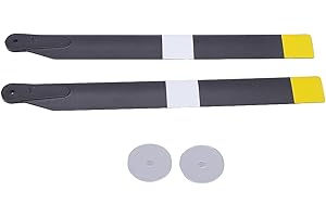 Generic RC Helicopter Main Rotor Blades Lightweight Stable Flight for C032 C138 PRO Force Training 2 X Rotor Blades (Black)