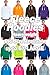 Mens Hipster Hip Hop Basic Heavyweight Pullover Hoodie Jacket (upto 6XL Plus)