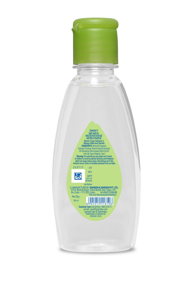 johnson baby hair oil