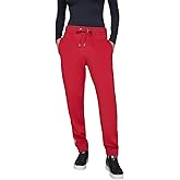 Karl Lagerfeld Womens Straight Leg Athleisure Logo Tape Scuba Jogger