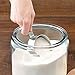 Anchor Hocking Montana Glass Jar with Fresh Sealed Lid, Red Metal, 2 Gallon