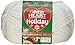 Coats Yarn Red Heart Holiday Yarn, White W/Silver Metallic
