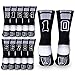 Athletic Half Cushioned Crew Socks | Mid Calf | Black | Custom Team Number