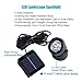 Heansun Solar LED Landscape Spotlight, Pond Light Underwater Light Auto On/Off for Outdoor Garden Courtyard Lawn Fish Tank Pool Landscape Lighting, Adjustable Lighting Angle