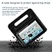 CAM-ULATA Amazon Kids Kindle Fire 7 Case 2015 Release for Boys&Girls, Tablet 7 inch Cover Shock Proof Protective with Handle Stand Holder Light Weight (Previous Generation - 5th) Black