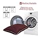 Majestic Pet Rectangle Large Dog Bed Washable – Non Slip Comfy Pet Bed – Dog Crate Bed Super Value Pillow Dog Bed – Dog Kennel Bed for Sleeping - Dog Bed Large Breed 46 x 35 Inch – Solid Burgundy