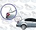 Wisconsin Auto Supply Two 2 Rear Trunk Lid Gas Charged Lift Supports for 00-11 Ford Focus 4-Door Sedan With Spoiler WGS-122-2
